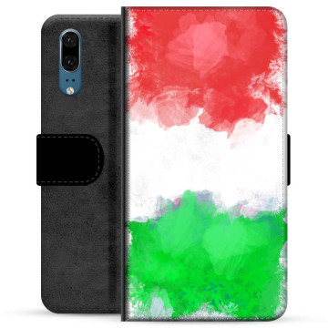 Huawei P20 Premium Lommebok-deksel - Italiensk Flagg