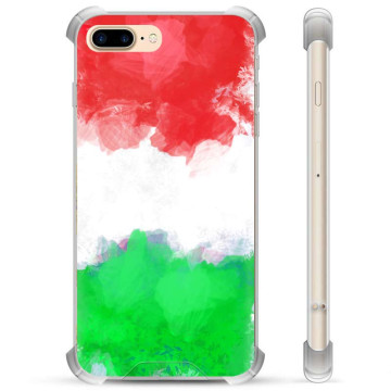 iPhone 7 Plus / iPhone 8 Plus Hybrid-deksel  - Italiensk Flagg