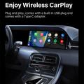 A21 trådløs CarPlay- og Android Auto-adapter - USB-A- og USB-C-kontakt