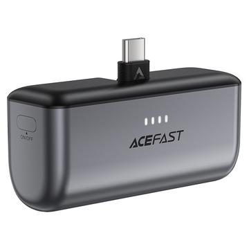 Acefast M9-5000 USB-C PD 20W hurtigladende strømbank 5000mAh - Svart