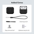 AirPods 4 ESR Orbit HaloLock MagSafe-etui - svart