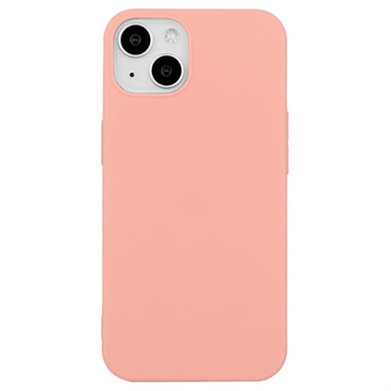 iPhone 15 Mot Fingeravtrykk Matte TPU-deksel - Rosa