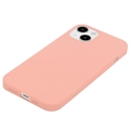 iPhone 15 Mot Fingeravtrykk Matte TPU-deksel - Rosa