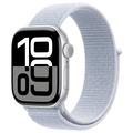 Apple Watch 10 GPS MWWD3QN/A - Aluminium, Blue Cloud Sport Loop, 46mm - Sølv