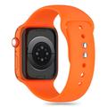 Apple Watch Series 10/9/8/7/6/SE Tech-Protect silikonrem - 40mm/41mm/42mm - lys oransje