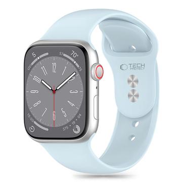 Apple Watch Series 10/9/8/7/6/SE Tech-Protect silikonrem - 40mm/41mm/42mm - Himmel