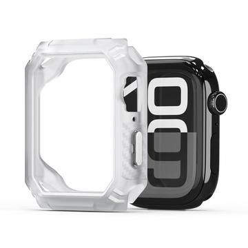 Apple Watch Series 10 Dux Ducis Damo fallsikkert etui - 42mm - gjennomsiktig hvit