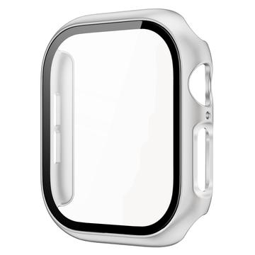 Apple Watch Series 10 Plastdeksel med Skjermbeskytter - 42mm - Sølv