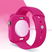 Apple Watch Series 10 Silikondeksel - 42mm - Varm Rosa