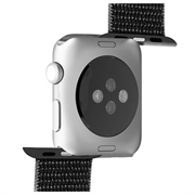 Apple Watch Series 9/8/SE (2022)/7/SE/6/5/4/3/2/1 Puro Nylon Sport Strap - 41mm/40mm/38mm - Sort