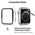 Apple Watch Series SE (2022)/SE/6/5/4 Deksel med Beskyttelsesglass - 44mm