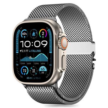 Apple Watch Series Ultra 2/Ultra/10/9/8/7/6/SE (2022)/SE Tech-Protect Milan-rem - 49mm/46mm/45mm/44mm - Sølv