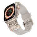 Apple Watch Series Ultra 2/Ultra/9/8/SE (2022)/7/SE/6/5/4/3/2/1 Tech-Protect Delta Pro-rem - 49mm/45mm/44mm/42mm - Stjernelys / Titanium