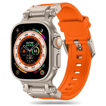 Apple Watch Series Ultra 2/Ultra/9/8/SE (2022)/7/SE/6/5/4/3/2/1 Tech-Protect Delta Pro-rem - 49mm/45mm/44mm/42mm - Oransje / Titan