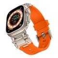 Apple Watch Series Ultra 2/Ultra/9/8/SE (2022)/7/SE/6/5/4/3/2/1 Tech-Protect Delta Pro-rem - 49mm/45mm/44mm/42mm - Oransje / Titan