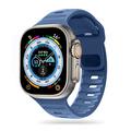 Apple Watch Series Ultra 2/Ultra/10/9/8/SE (2022)/7/SE/6/5/4/3/2/1 Tech-Protect IconBand Line Silikonrem - 49mm/46mm/45mm/44mm/42mm - Blå