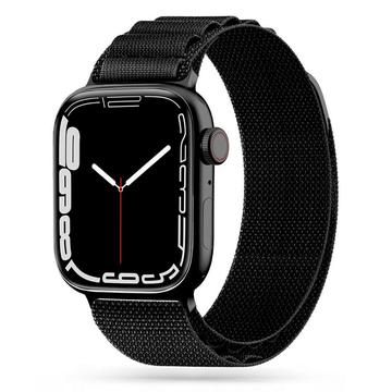 Apple Watch Series Ultra 2/Ultra/9/8/SE (2022)/7/SE/6/5/4/3/2/1 Tech-Protect Nylon Pro-rem - 49 mm/45 mm/44 mm/42 mm - Svart