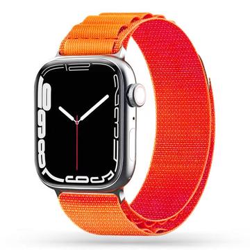 Apple Watch Series Ultra 2/Ultra/9/8/SE (2022)/7/SE/6/5/4/3/2/1 Tech-Protect Nylon Pro-rem - 49 mm/45 mm/44 mm/42 mm - Oransje