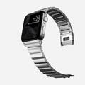 Apple Watch Series Ultra 2/Ultra/10/9/8/SE (2022)/7/SE/6/5/4/3/2/1 Tech-Protect SteelBand rustfritt stålrem - 49mm/46mm/45mm/44mm/42mm - Sølv