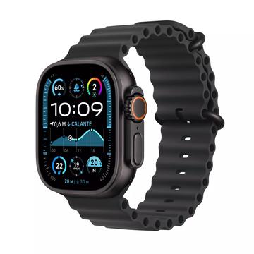 Apple Watch Ultra 2 LTE MX4P3DH/A - Titan, svart Ocean-armbånd, 49mm - Svart