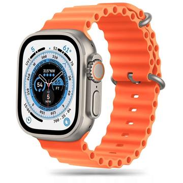 Apple Watch Ultra 2/Ultra/9/8/SE (2022)/7/SE/6/5/4 Tech-Protect Iconband Pro TPU Reim - 49mm/45mm/44mm/42mm - Oransje