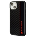 iPhone 14 Audi Carbon Fiber Stripe Deksel - Svart