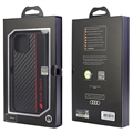 iPhone 14 Audi Carbon Fiber Stripe Deksel - Svart