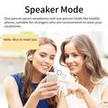 B66 Smart Bluetooth-oversetter Ørepropper Real Time Earphone Translator Device for Business Travel Learning - svart