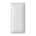 Baseus Bipow Pro hurtigladende strømbank med digital skjerm 10000mAh/20W - 2xUSB, USB-C - hvit