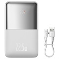 Baseus Bipow Pro Hurtiglading Powerbank - 20000mAh, 22.5W - Hvit