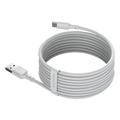 Baseus Simple Wisdom USB-A / USB-C-kabel - 1.5m, 2 Stk. - Hvit