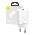 Baseus Super Si Quick USB-C-lader 25W - hvit