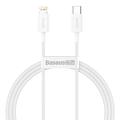 Baseus Superior Series USB-C / Lightning-kabel - 1 m, 20 W (Åpen Emballasje - Utmerket) - hvit