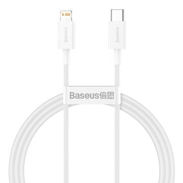 Baseus Superior Series USB-C / Lightning-kabel - 1 m, 20 W (Åpen Emballasje - Utmerket) - hvit