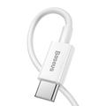 Baseus Superior Series USB-C / Lightning-kabel - 1 m, 20 W (Åpen Emballasje - Utmerket) - hvit