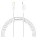 Baseus Superior Series USB-C / Lightning-kabel - 1.5m, 20W (Åpen Emballasje - Utmerket) - Hvit