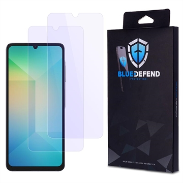 Samsung Galaxy A06 BlueDefend Anti-Blue Light Skjermbeskyttere Beskyttelsesglass - 2 stk.