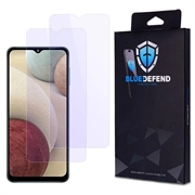 Samsung Galaxy A12 BlueDefend Anti-Blue Light Skjermbeskyttere Beskyttelsesglass - 2 stk.