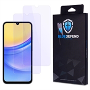 Samsung Galaxy A15 BlueDefend Anti-Blue Light Skjermbeskyttere Beskyttelsesglass - 2 stk.