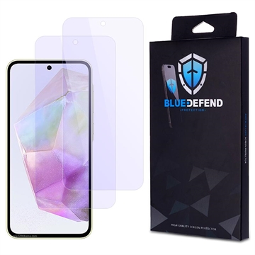 Samsung Galaxy A35 BlueDefend Anti-Blue Light Skjermbeskyttere Beskyttelsesglass - 2 stk.