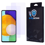 Samsung Galaxy A52/A52 5G/A52s 5G BlueDefend Anti-Blue Light Skjermbeskyttere Beskyttelsesglass - 2 stk.