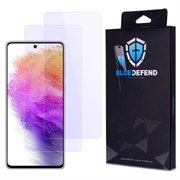 Samsung Galaxy A73 5G BlueDefend Anti-Blue Light Skjermbeskyttere Beskyttelsesglass - 2 stk.