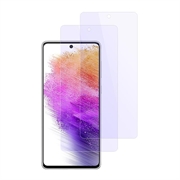 Samsung Galaxy A73 5G BlueDefend Anti-Blue Light Skjermbeskyttere Beskyttelsesglass - 2 stk.