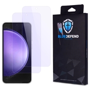 Samsung Galaxy S23 FE BlueDefend Anti-Blue Light Skjermbeskyttere Beskyttelsesglass - 2 stk.