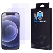 iPhone 12 Mini BlueDefend Anti-Blue Light Skjermbeskyttere Beskyttelsesglass - 2 stk.