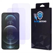 iPhone 12 Pro BlueDefend Anti-Blue Light Skjermbeskyttere Beskyttelsesglass - 2 stk.