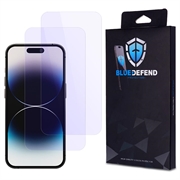 iPhone 14 Pro BlueDefend Anti-Blue Light Skjermbeskyttere Beskyttelsesglass - 2 stk.