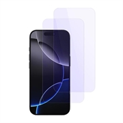 iPhone 16 Pro Max BlueDefend Anti-Blue Light Skjermbeskyttere Beskyttelsesglass - 2 stk.