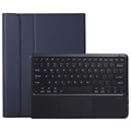 Samsung Galaxy Tab S8+ Etui med Bluetooth Tastatur - Blå