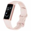 C68 1.1" Smart Bracelet Slim Fitness Watch med pulsmåling og helseovervåking - gull/rosa